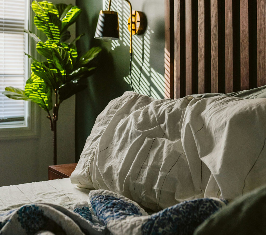 Decorative bedroom panelling