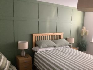 Wall panelling on a budget