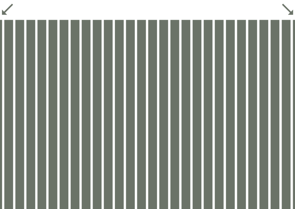 Adapt end panel widths