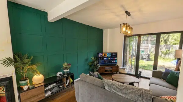 Wall panelling sitting room