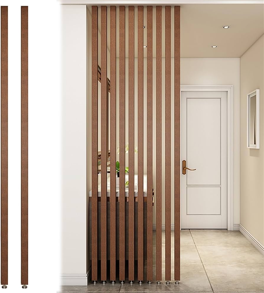 Slatted Room divider bathroom panels