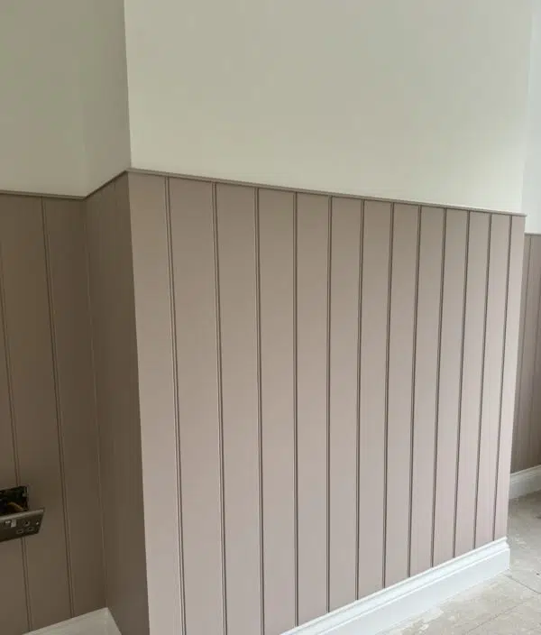 Fast panel sheets on wall