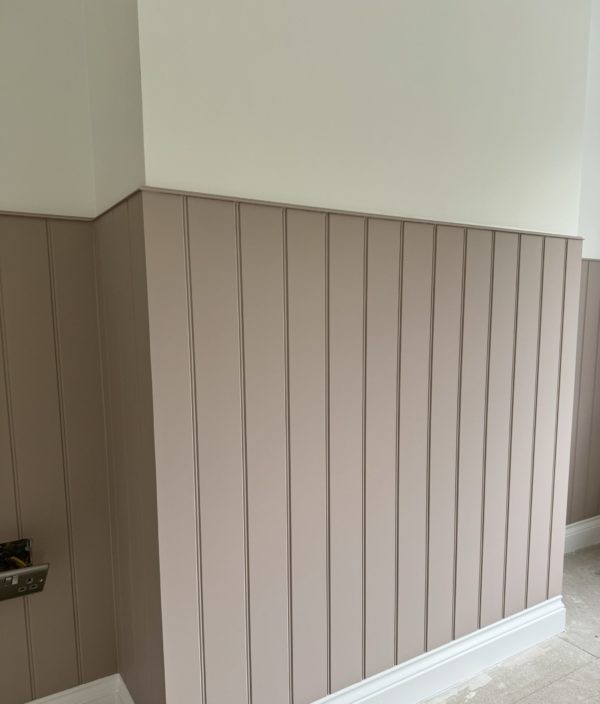 Fast panel sheets on wall