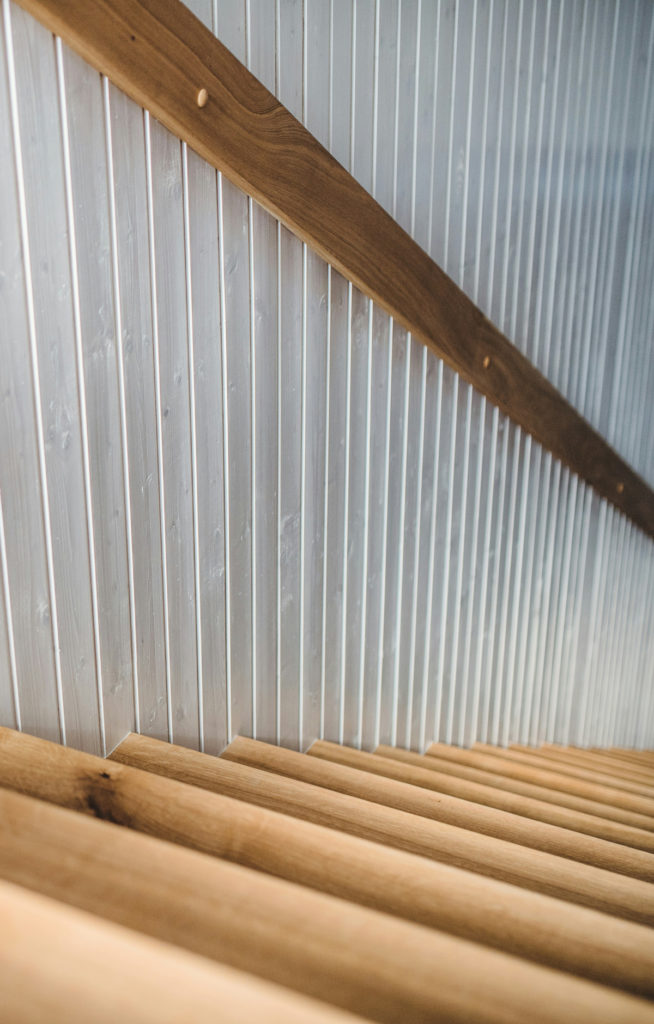 Bead and Butt staircase panelling