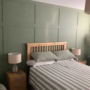 Bedroom panelling headboard