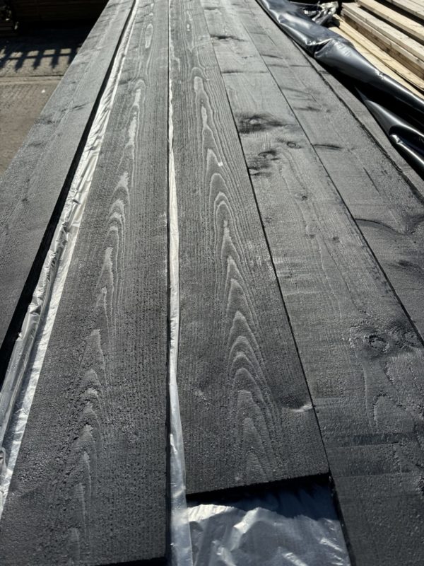 Premium black feather edge cladding 180mm x 25mm - Image 2