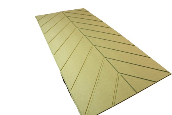 Chevron 9mm MDF wall panels 2400x600mm (MR) - Image 3