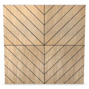 Oak Veneer Chevron