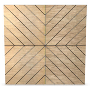 Oak Veneer Criss Cross