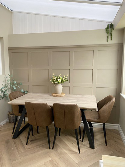 Interior wall panelling on a budget